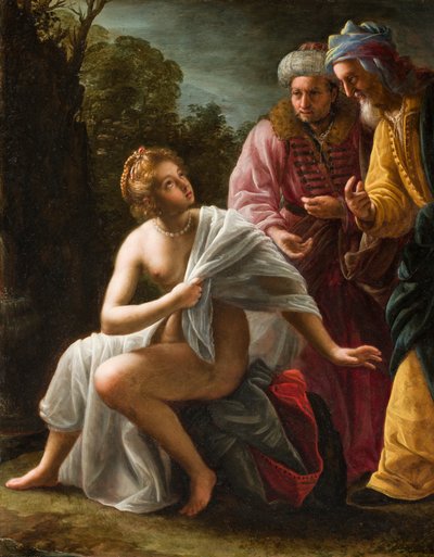 Susanna and the Elders, c.1620 by Ottavio Mario Leoni